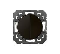 Commande d'éclairage - Double va-et-vient - Dooxie - Noir LEGRAND