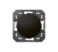 Legrand Commande d'éclairage Dooxie Poussoir Noir