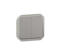 Legrand Commande double Plexo 069525L 10 A composable gris