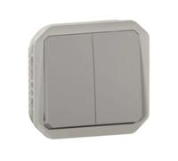 Commande double étanche Plexo 10A - Legrand