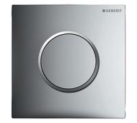 Geberit Typ 10 bouton de chasse d'eau pour urinoir chrome brillant-chrome mat 116.015.KH.1