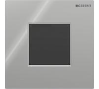 Geberit - Commande électronique de chasse d’eau d'urinoir type 01, alimentation par pile, Bluetooth, chrome 116.094.21.1