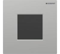 Geberit - Commande électronique de chasse d'eau d'urinoir type 01, alimentation par piles, easy to clean, Bluetooth, chrome mat 116.094.JQ.1