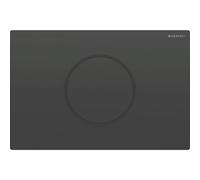Commande Geberit élec secteur DT Sigma10 ronde Sig12 à visser noir noir m - GEBERIT 115.906.DW.6