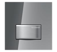 Geberit commande urinoir Typ 50 miroir verre fumé 116016SD5 / chromé , pneumatique