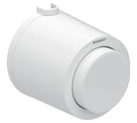 Commande Geberit type 01 ronde PN simple touche apparent Blanc alpin - GEBERIT 116.046.11.1