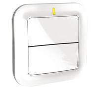 Delta Dore Interrupteur sans fil Tyxia 2310 pour commande d'éclairages, d'automatismes et de scénarios - Centralisation | éclairage connecté - 6351380, Blanc