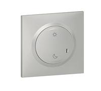 Commande sans Fil Lever/Coucher pour Contrôle Associé de Lumières, Volets Roulants, Prises Connectées - Installation Connectée Dooxie with Netatmo Complet - Finition Aluminium - 199257 - Legrand