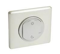 Commande sans Fil Lever/Coucher pour Contrôle Associé de Lumières, Volets Roulants, Prises Connectées - Installation Connectée Dooxie with Netatmo Complet - Finition Titane - 199177 - Legrand