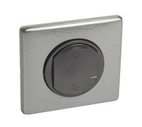 Commande sans Fil Lever/Coucher pour Contrôle Associé de Lumières, Volets Roulants, Prises Connectées - Installation Connectée Dooxie with Netatmo Complet - Finition Tungstène - 199187 - Legrand