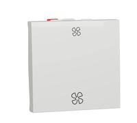 Commande VMC 1 poste 2 modules Unica Blanc Schneider