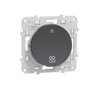 Commande VMC 1 poste Odace Anthracite Schneider