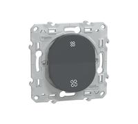 Commande VMC 1 poste Ovalis Anthracite Schneider