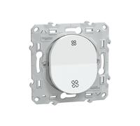 Commande VMC 1 poste Ovalis Blanc Schneider