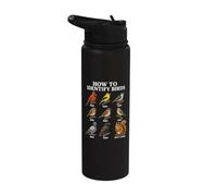 Comment identifier les oiseaux - Birdwatcher Funny Bird Lovers Stainless Steel Insulated Water Bottle