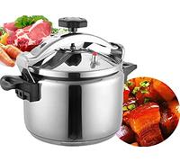 commerciaux en acier inoxydable 304 de grande capacité Compatible induction 25 litres Couvercle Easy-Lock adapté aux grands hôtels et marmites à pression de cuisine de restaurants