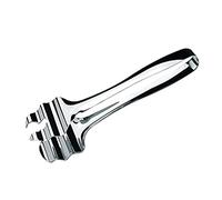 Commichef Pince à asperges chromée en acier inoxydable Argenté 24 cm
