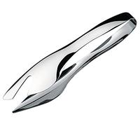 Commichef Pince à salade chromée de luxe en acier inoxydable, 24 cm