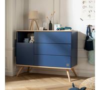 Commode 1 Porte 3 Tiroirs - Boreale Bleu TU