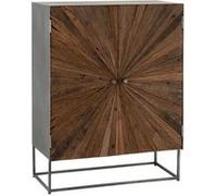 Commode 2 Portes en Bois Shanil 111cm Marron