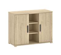 Commode 2 portes Vipack - Sam - 115,5 x 48 x 89cm - Bois