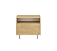 Commode 2 tiroirs My Love + plan à langer coulissant