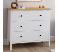 COMMODE 3 TIR ACHILLE BLANC