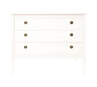 Commode 3 tiroirs Blanc