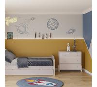 Commode 3 Tiroirs - Gamme Daphné Crème TU