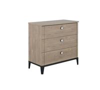 Commode chene blond 3 tiroirs