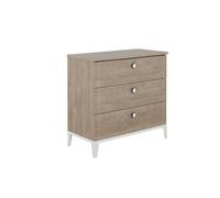 Commode 3 Tiroirs Marcel Marron
