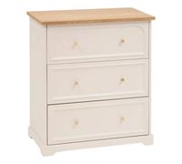 Commode 3 Tiroirs Mohéa 67cm Ivoire