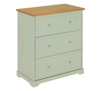 Commode 3 Tiroirs Mohéa 81cm Vert Céladon