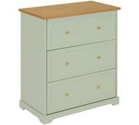 Atmosphera – Commode Mohéa – 3 tiroirs – 81 cm – Vert céladon
