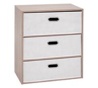 Commode 3 tiroirs Dress Up bois clair - 5 five simply smart