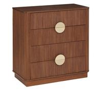 Commode 4 tiroirs Wany marron 80x40cm - Atmosphera Créateur d'intérieur