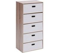 Commode 5 tiroirs Dress Up bois clair - 5 five simply smart