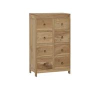 Commode 55x30x90 cm Bois massif de teck