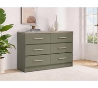 Commode 6 tiroirs ? Vert - SKAIDO