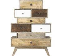 Atmosphera Koval Commode à 8 tiroirs - Blanc
