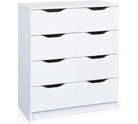 Commode 8 Tiroirs - JENNY BLANC - ALTOBUY Blanc G