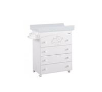 Micuna 1703496031 - baignoire - matelas à langer étoiles Sweet Bear 0 m +