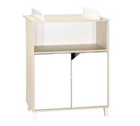 Babyprice - Scandi Naturel - Commode 2 Portes Et 1 Niche Baby Price