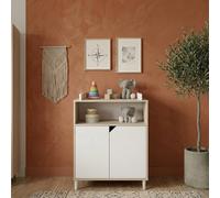 Commode À Langer Bébé En Bois - Scandi Blanc/beige TU
