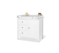 Commode à langer blanche chalet large