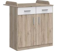 Commode à langer, commode pour chambre d'enfant, modèle Joker, dimensions 91x75x93 cm, couleur au choix, 2 portes