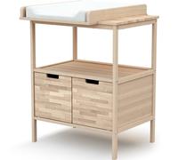 Commode à langer en bois de hêtre brut Essentiel