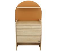 Commode à langer évolutive en bureau Arche Caramel