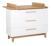 roba Commode à langer avec extension 'Finn' avec amortisseur de tiroir, 3 tiroirs, hauteur de langer 94 cm