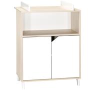 Babyprice - Scandi Naturel - Commode 2 Portes Et 1 Niche Baby Price